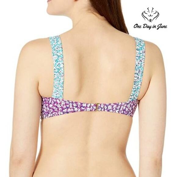 Athena Bandeau Bikini Top Swimsuit Size 8 - Picture 2 of 4